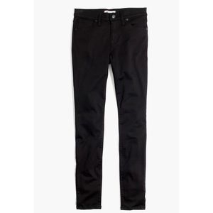 Madewell 9 inch High Rise Skinny Sateen Jean